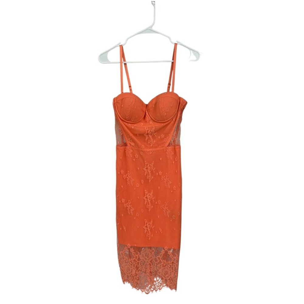 Bebe Dress (S) - Coral